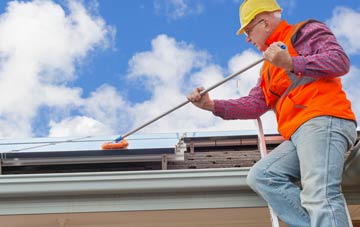 Lindley soft wash roof cleaning